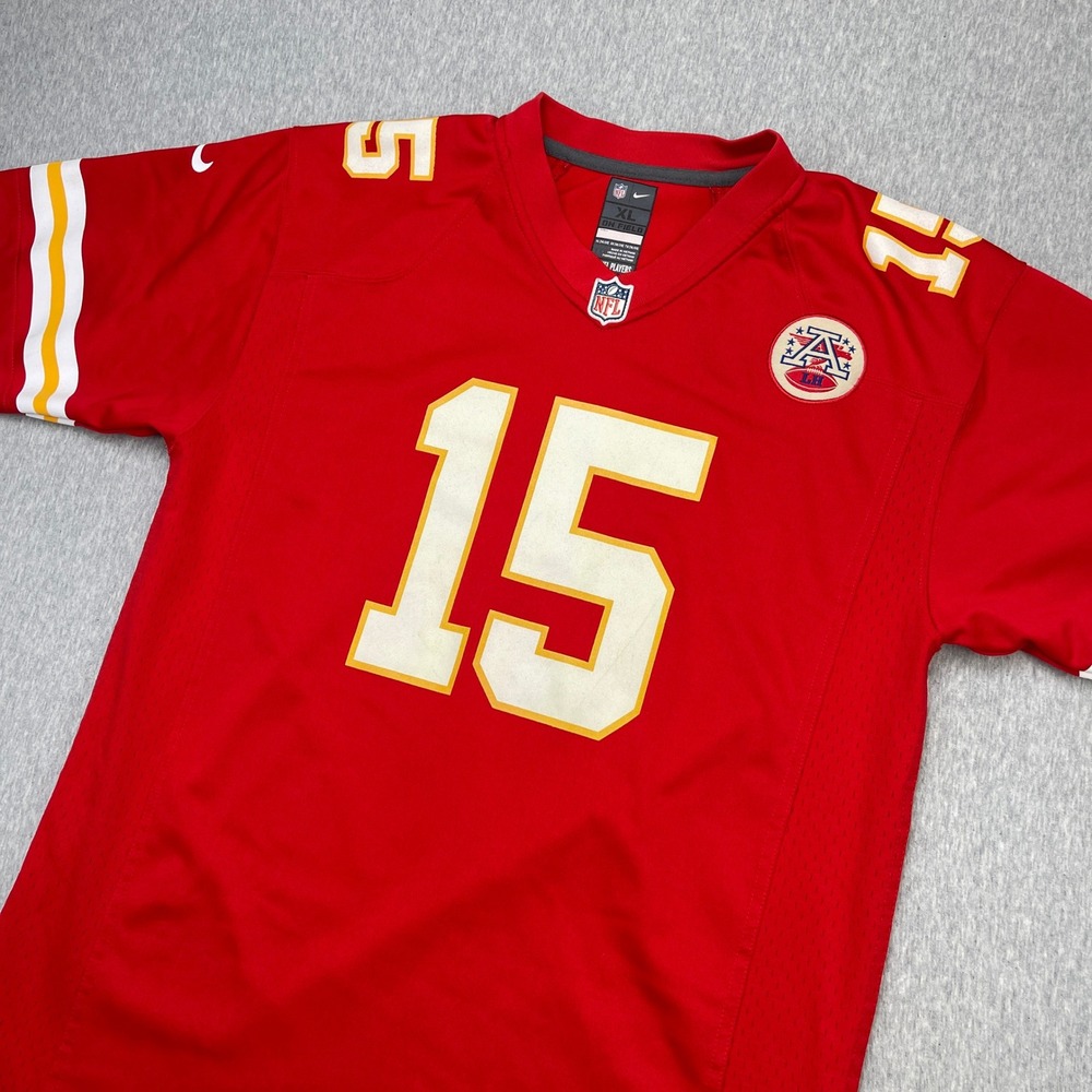 Kansas City Chiefs Patrick Mahomes 15 NFL Nike Kids Jersey Red XL 18-20 PO#70518